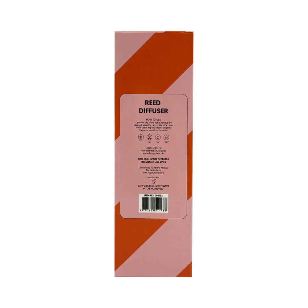 Housevitamin Reed Diffuser - Geurstokjes - Groene Thee - 100 ml