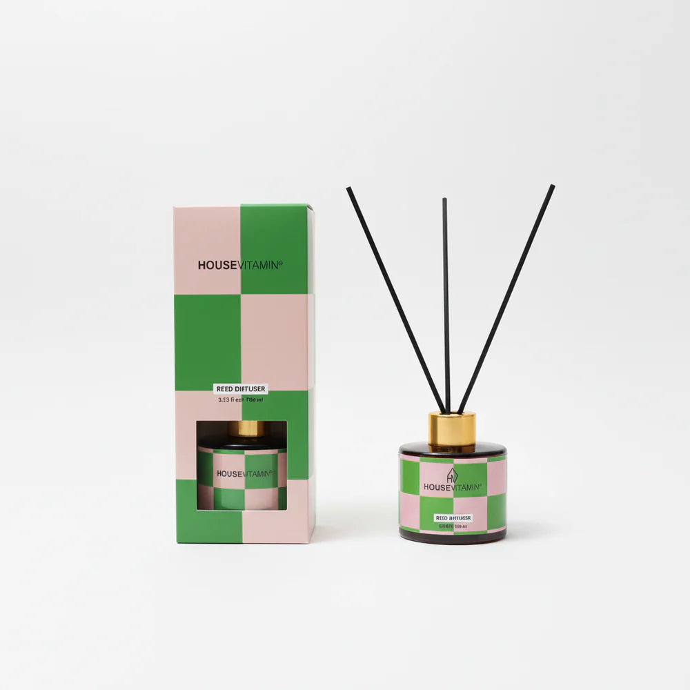 Housevitamin Reed Diffuser - Geurstokjes - Komkommer - 100 ml