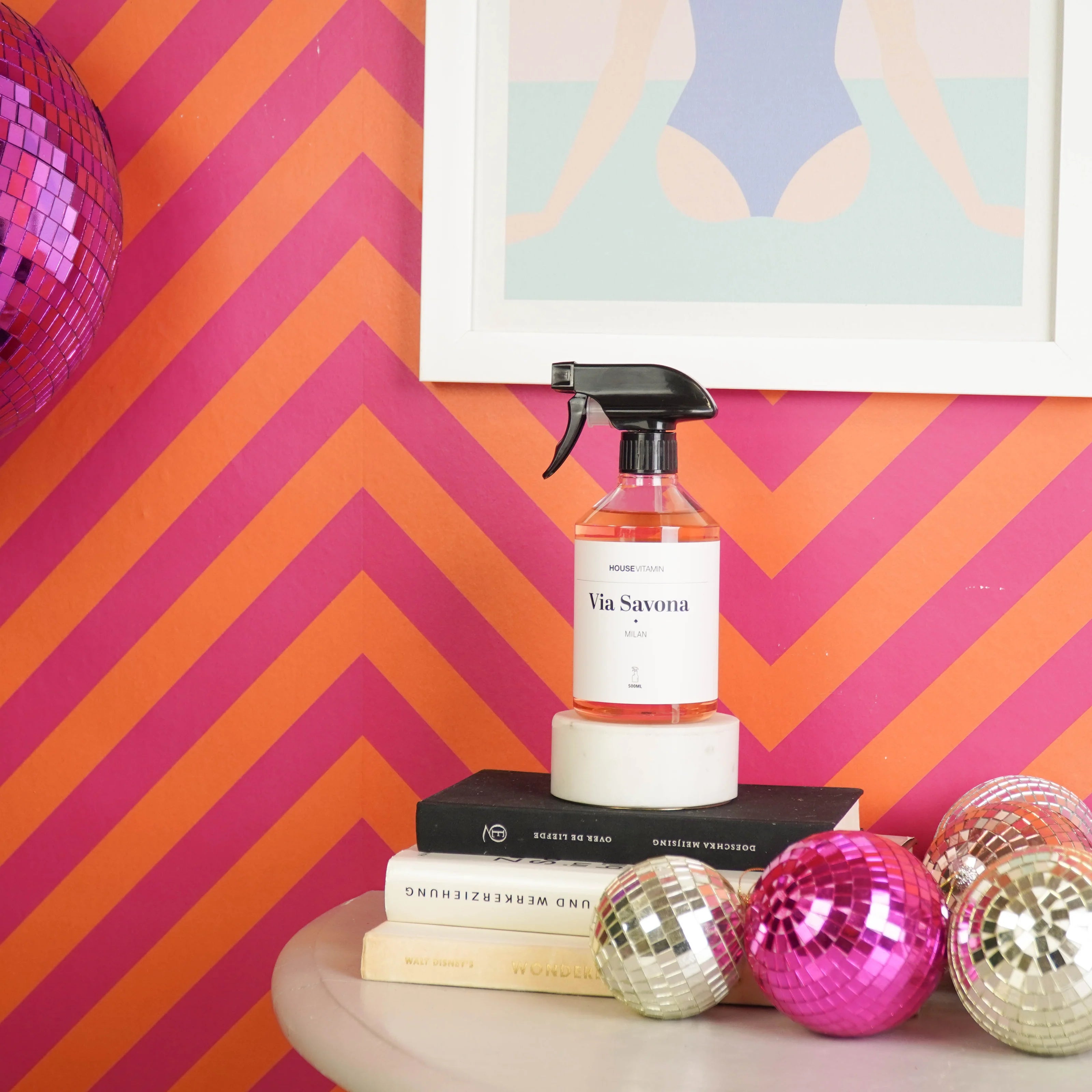 Housevitamin Roomspray - Via Savona - Mediterriaanse bloemen geur - 500 ml