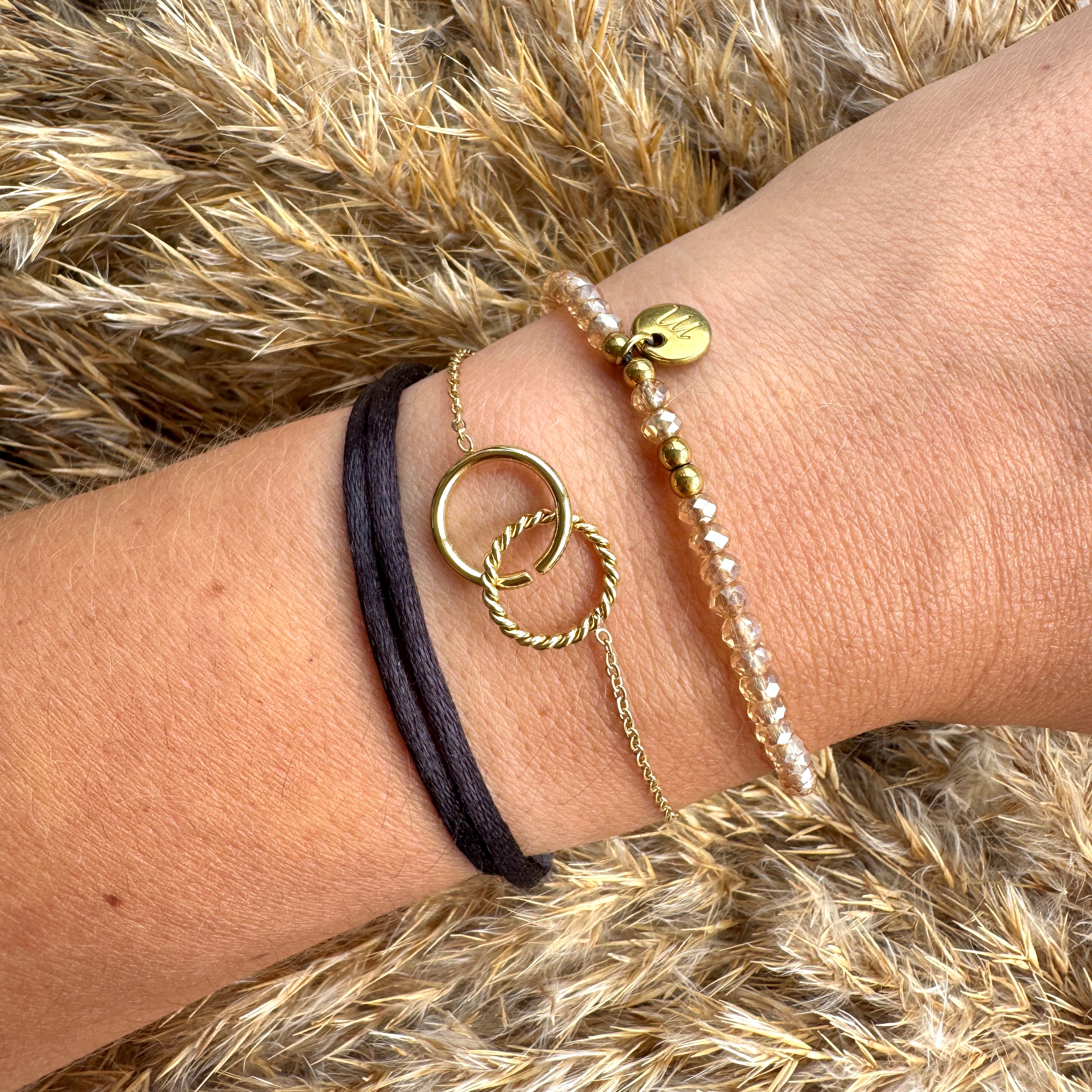 Armband twee cirkels
