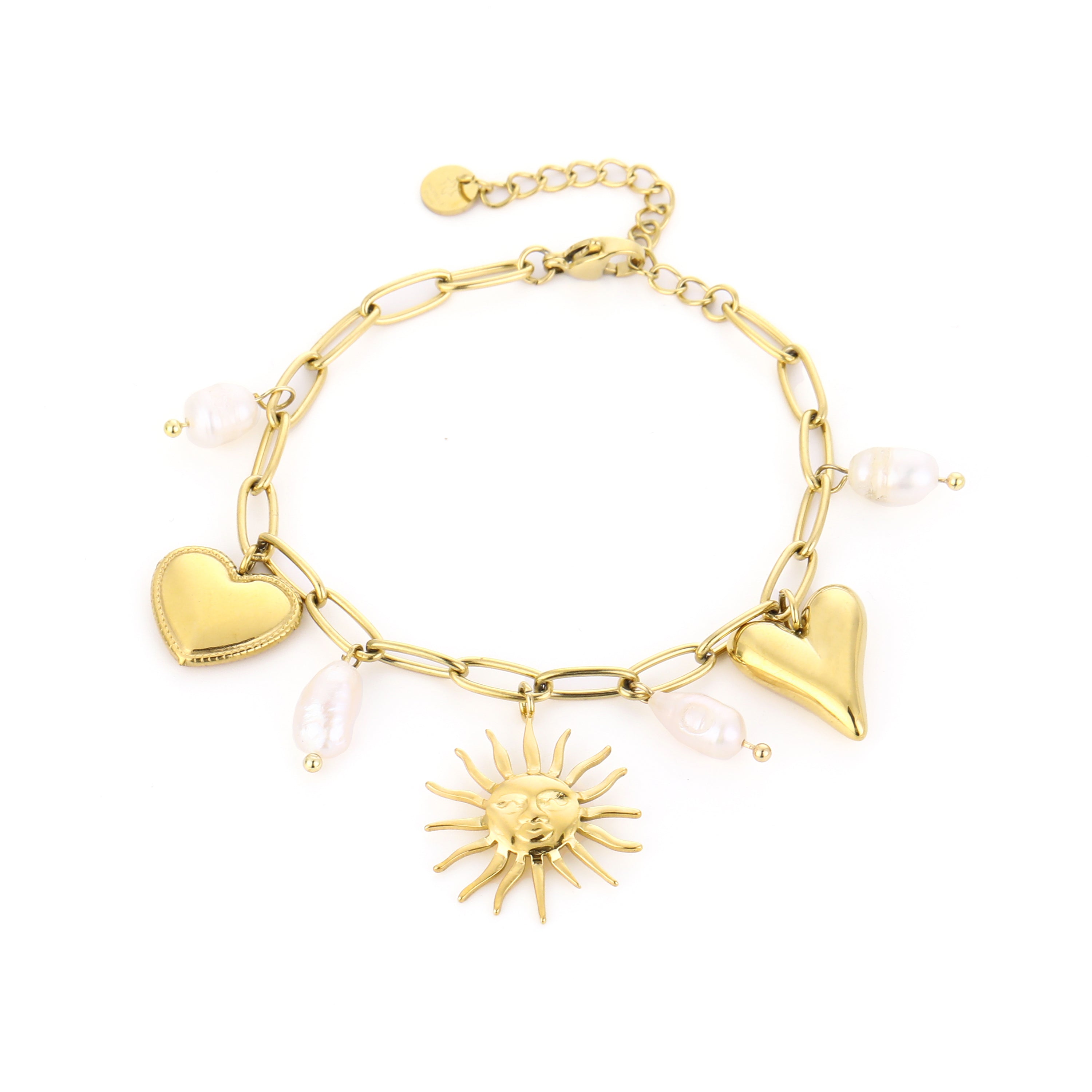 Bedel armband met parels