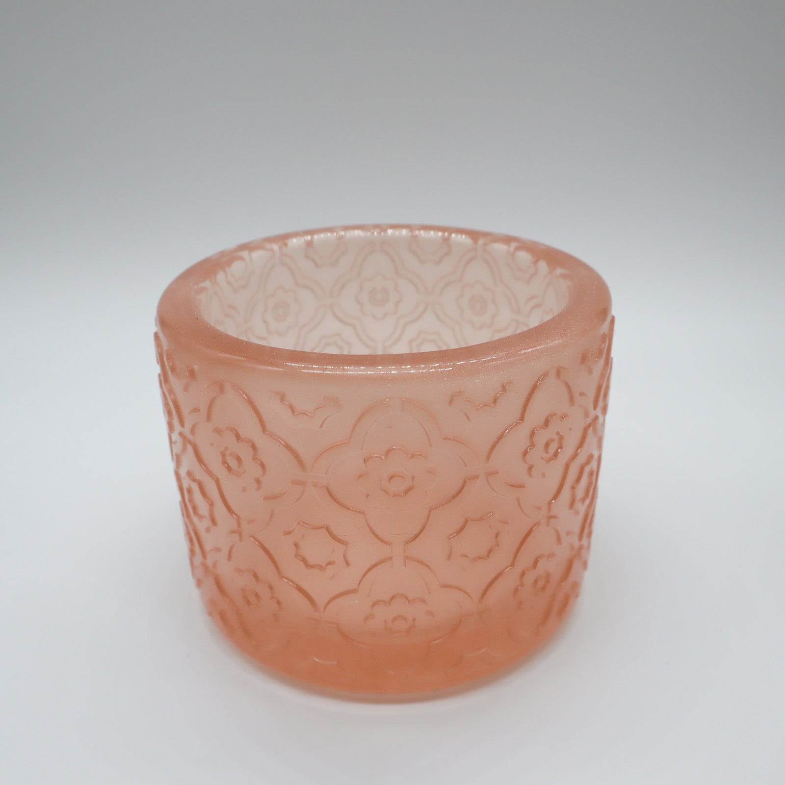 Grand pot de fleurs couleur champagne