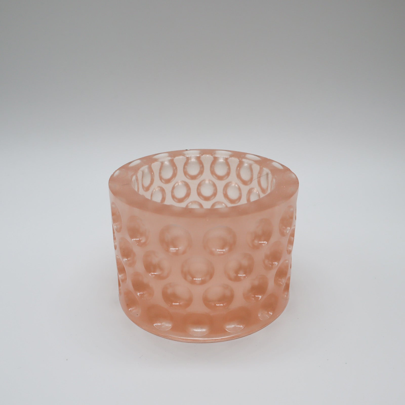 Petit pot de fleurs couleur champagne