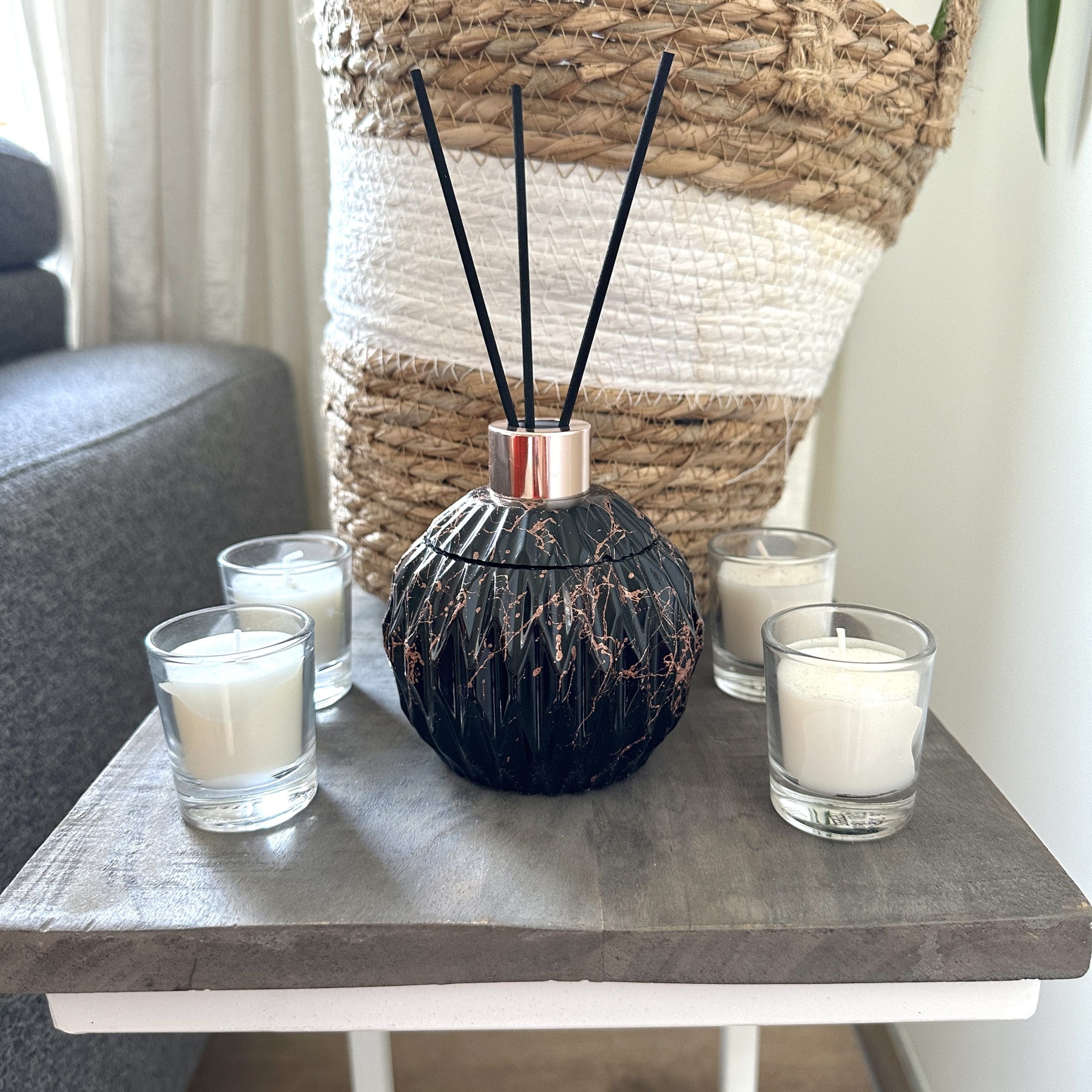 Marmer look geurstokjes houder