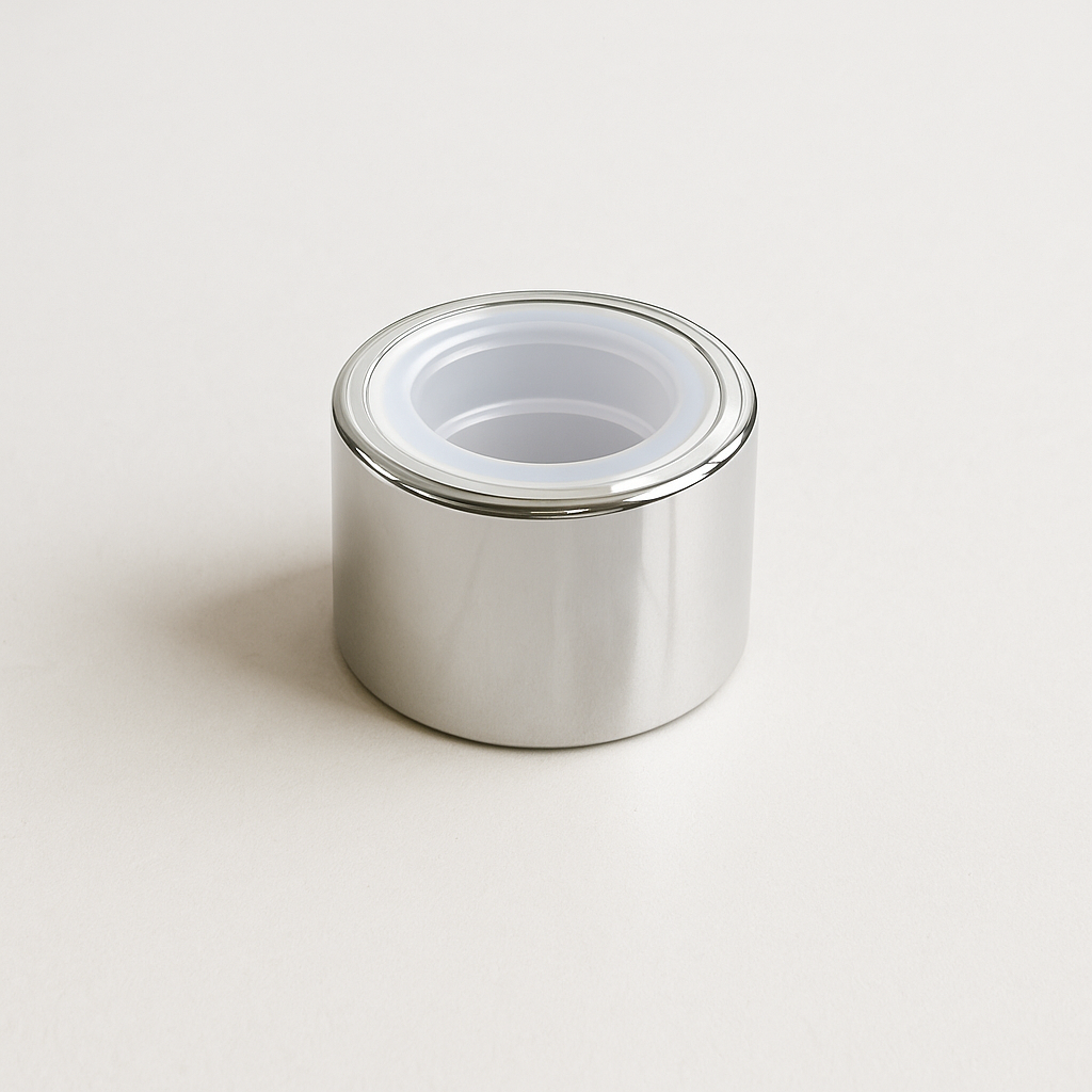 Bouchon porte-bâtonnet de parfum argenté