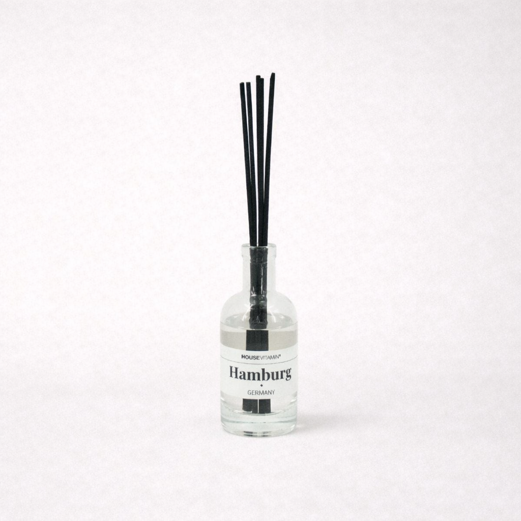 Housevitamin Geurstokjes - Hamburg - Frisse was - Glas - 100 ml