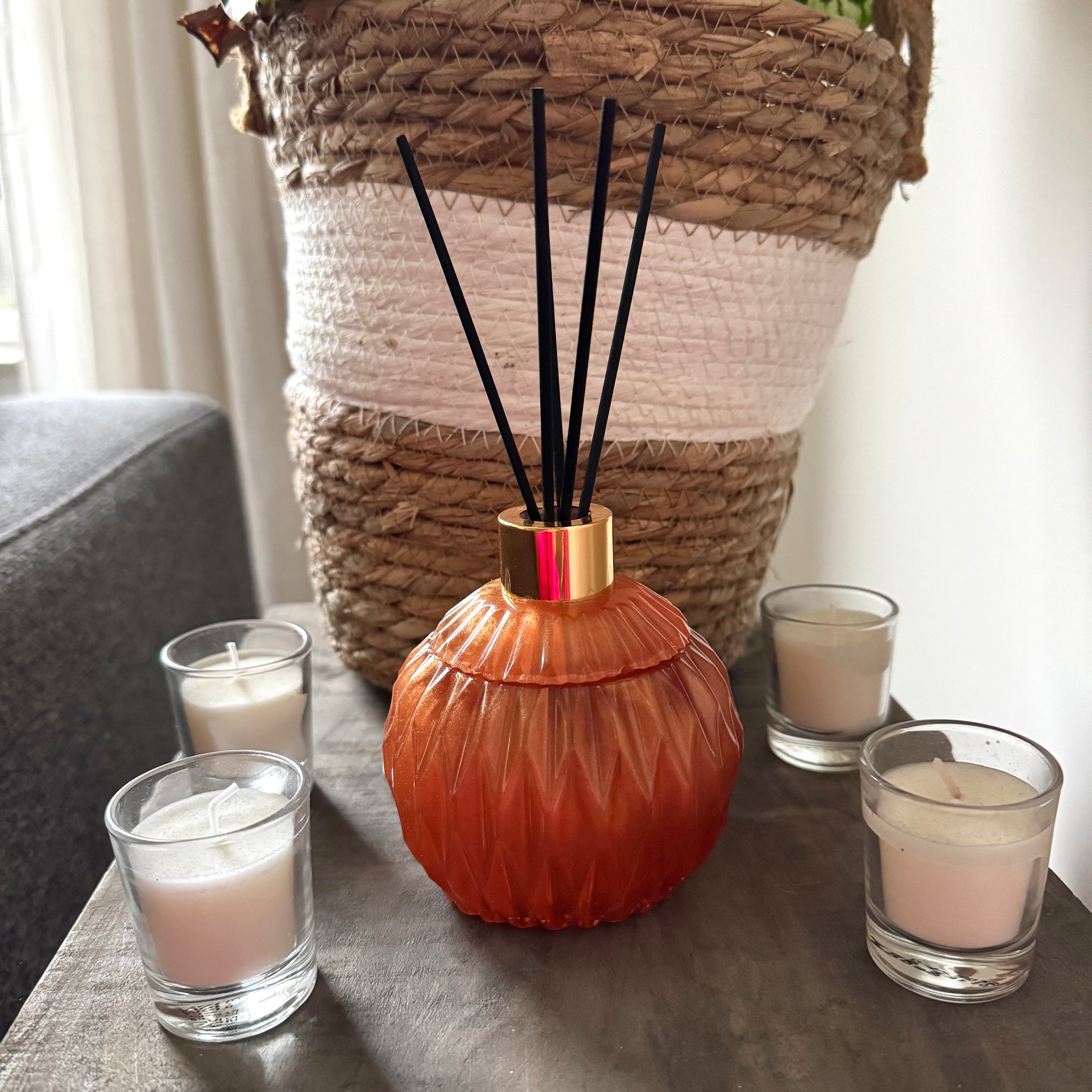 Geurstokjeshouder brons