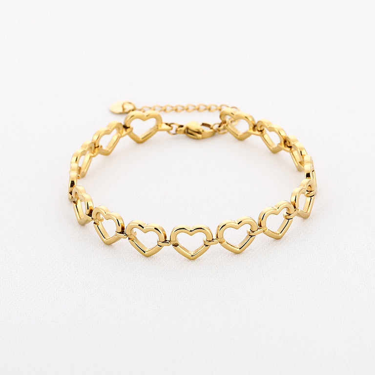 Hartjes party armband