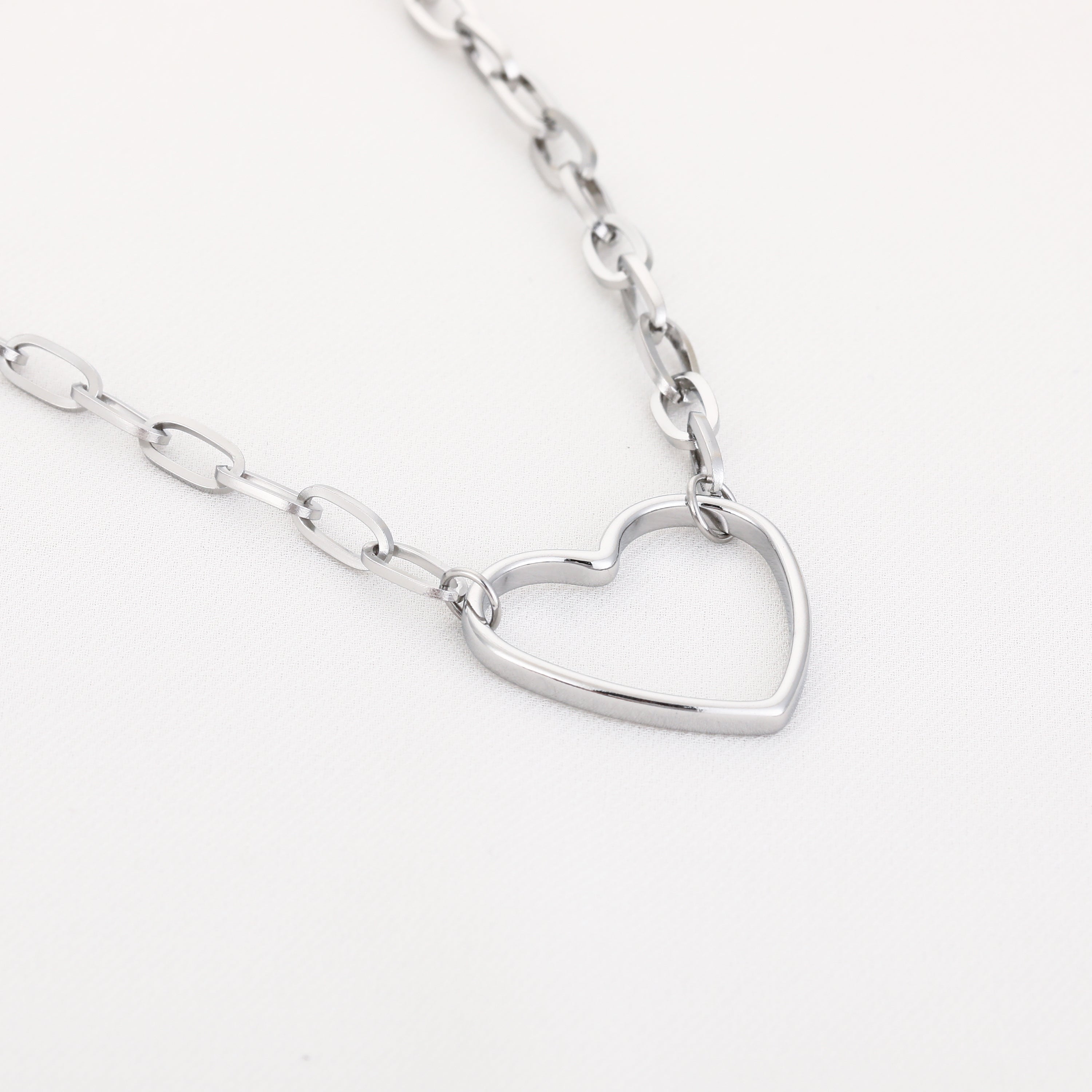 Ketting met groot hart