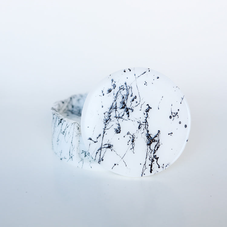 Marmer look wit onderzetters