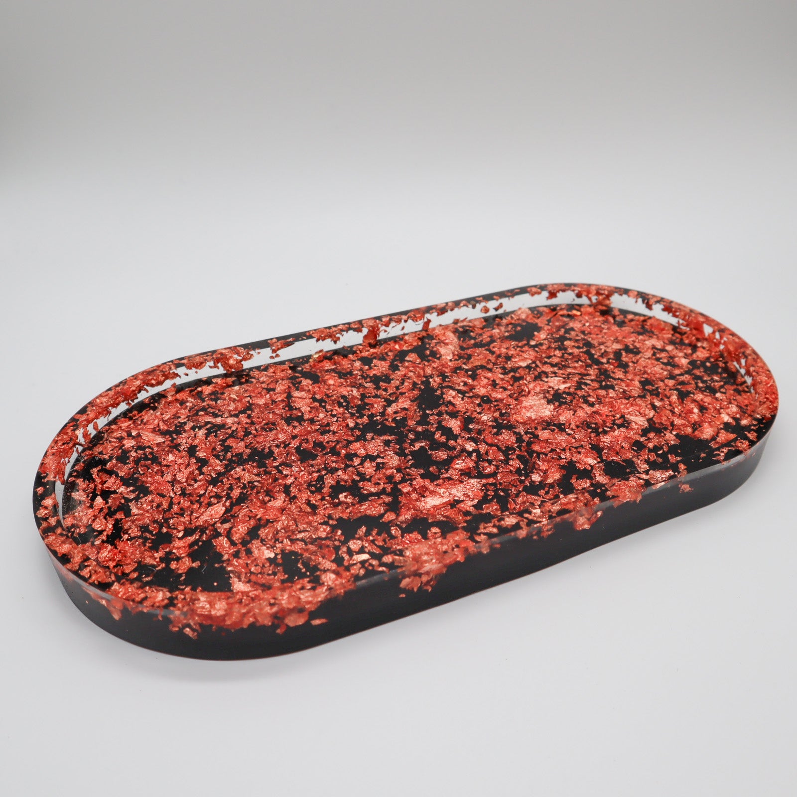 Großes Plateau, vollständig mit Goldflocken bedeckt