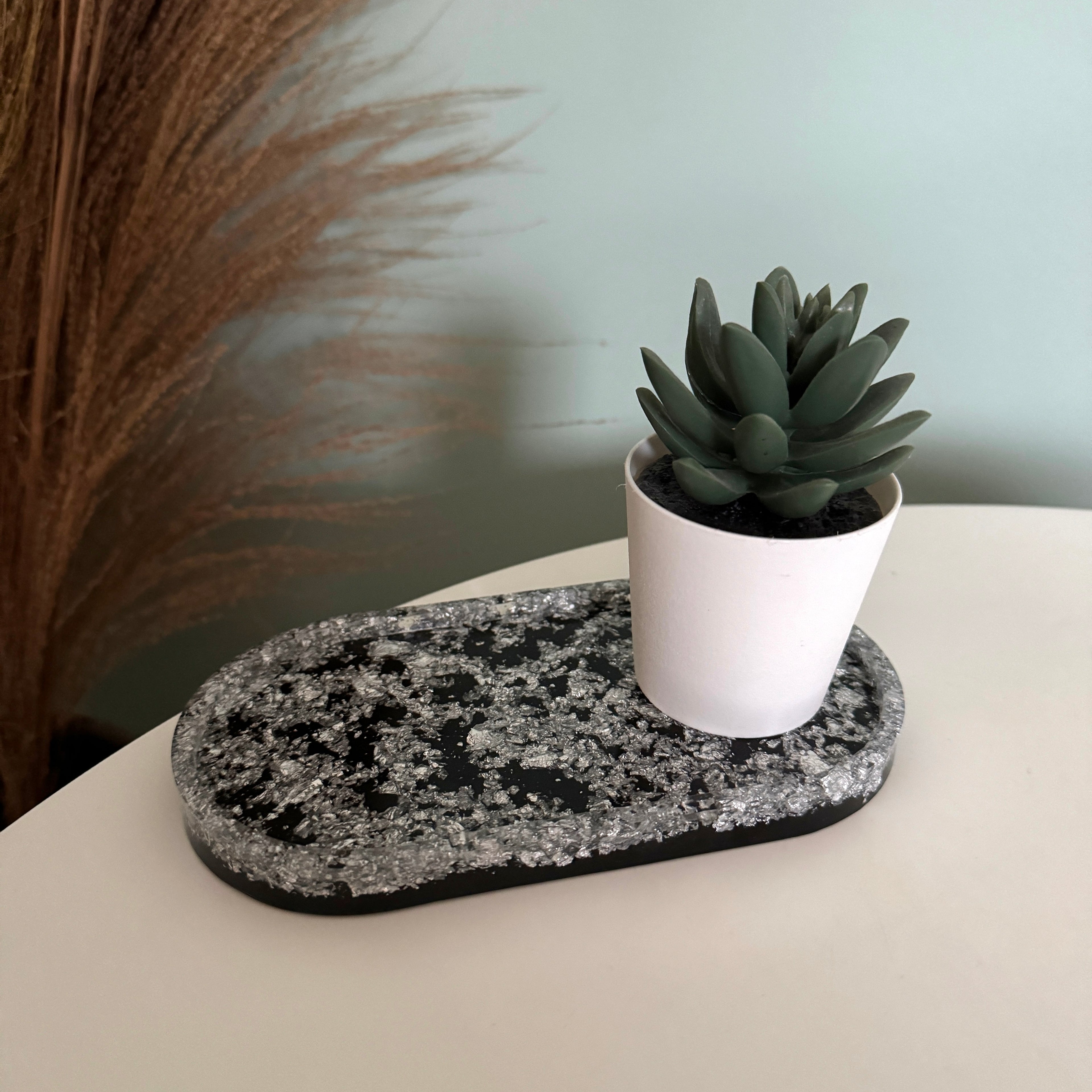 Kleines Plateau, vollständig mit Goldflocken bedeckt