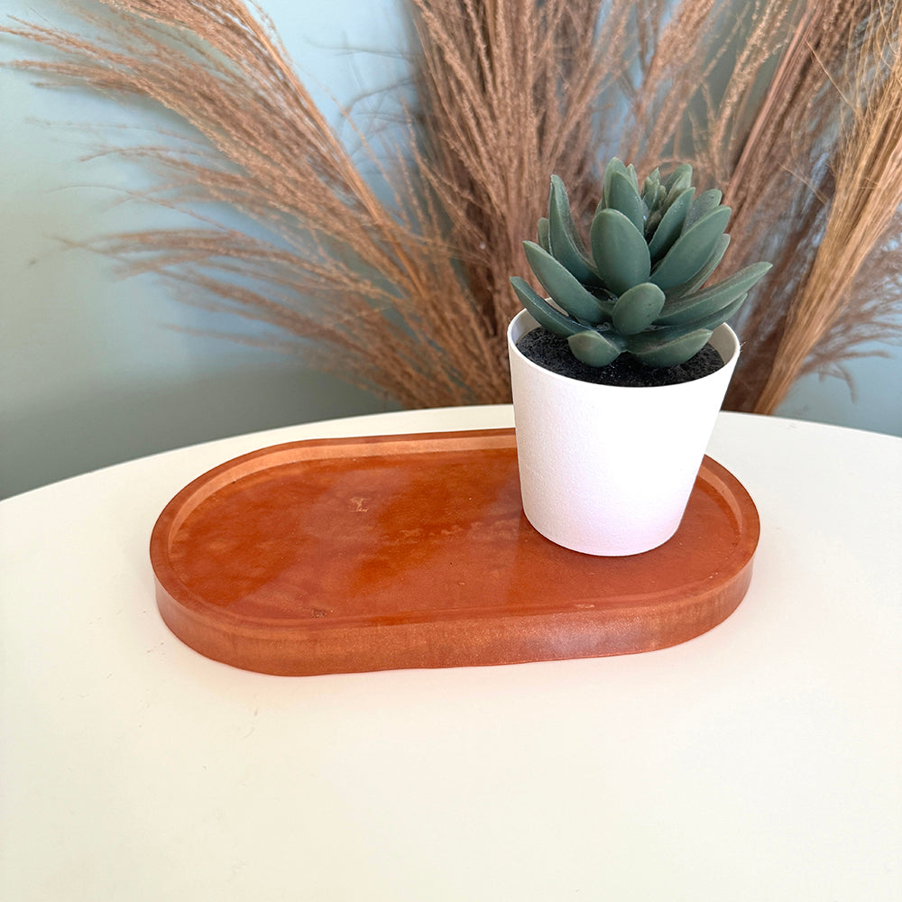 Kleines Bronzeplateau