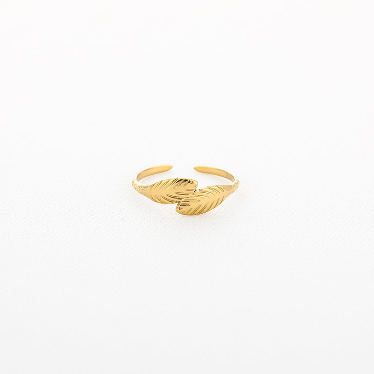 Ring met veren