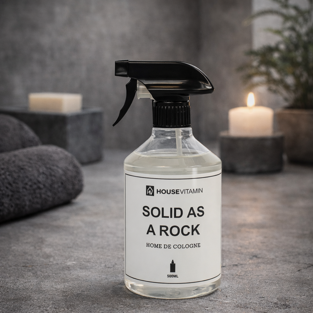 Spray d'ambiance Housevitamin® - Solide comme un roc - Parfum bergamote - 500 ml