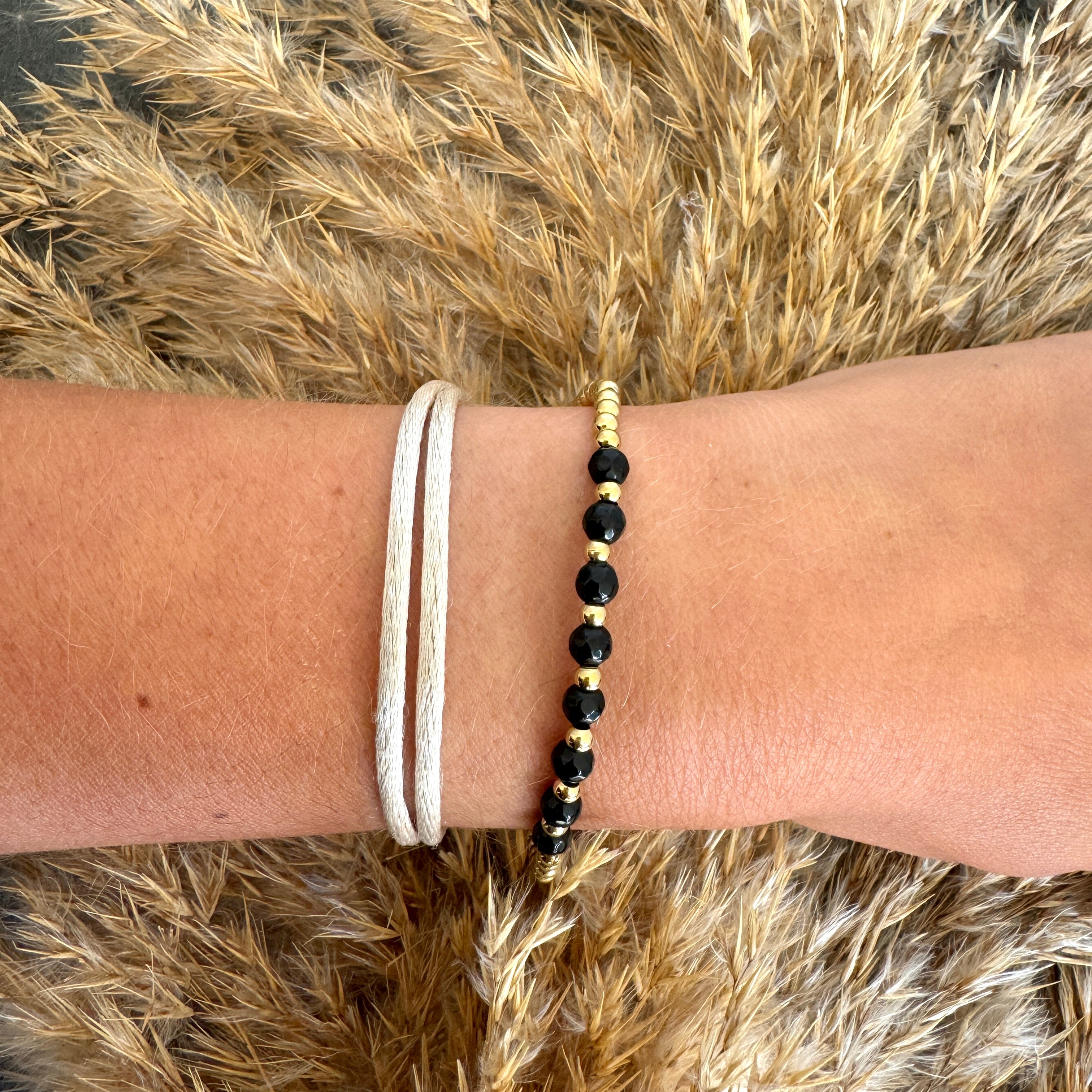 Edelstahlperlenarmband