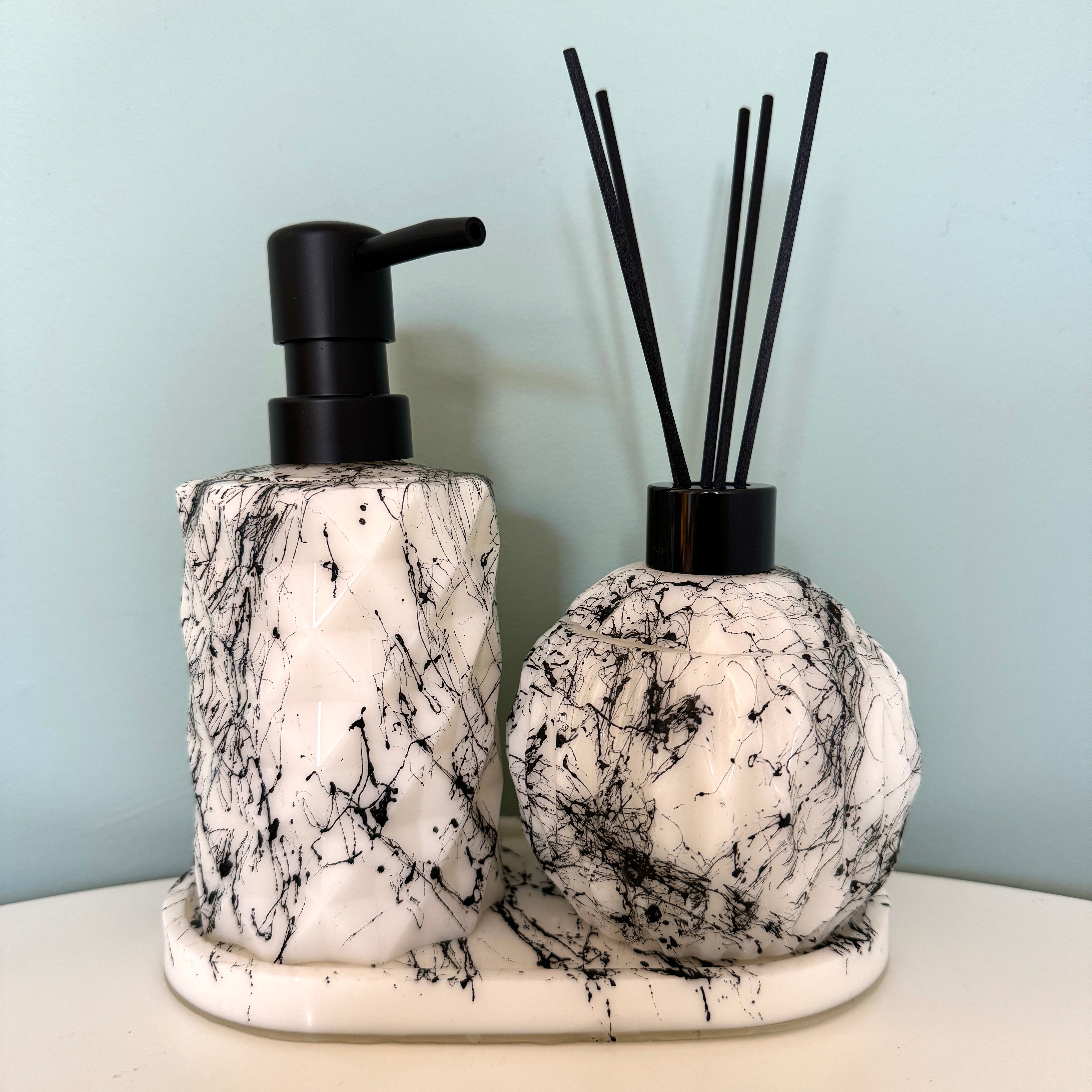 Plateau klein marmer zwart