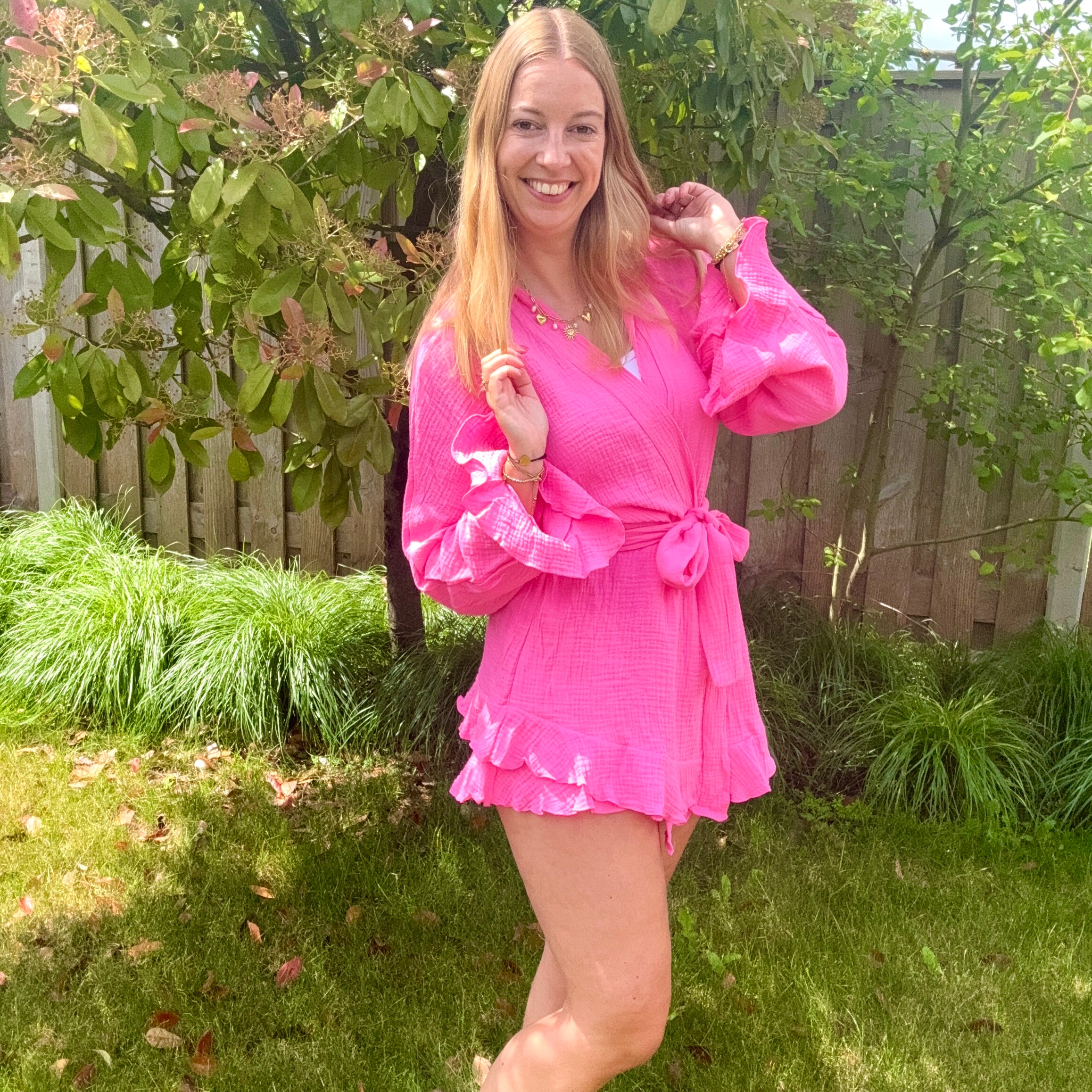 Zweiteiliges passendes Set rosa