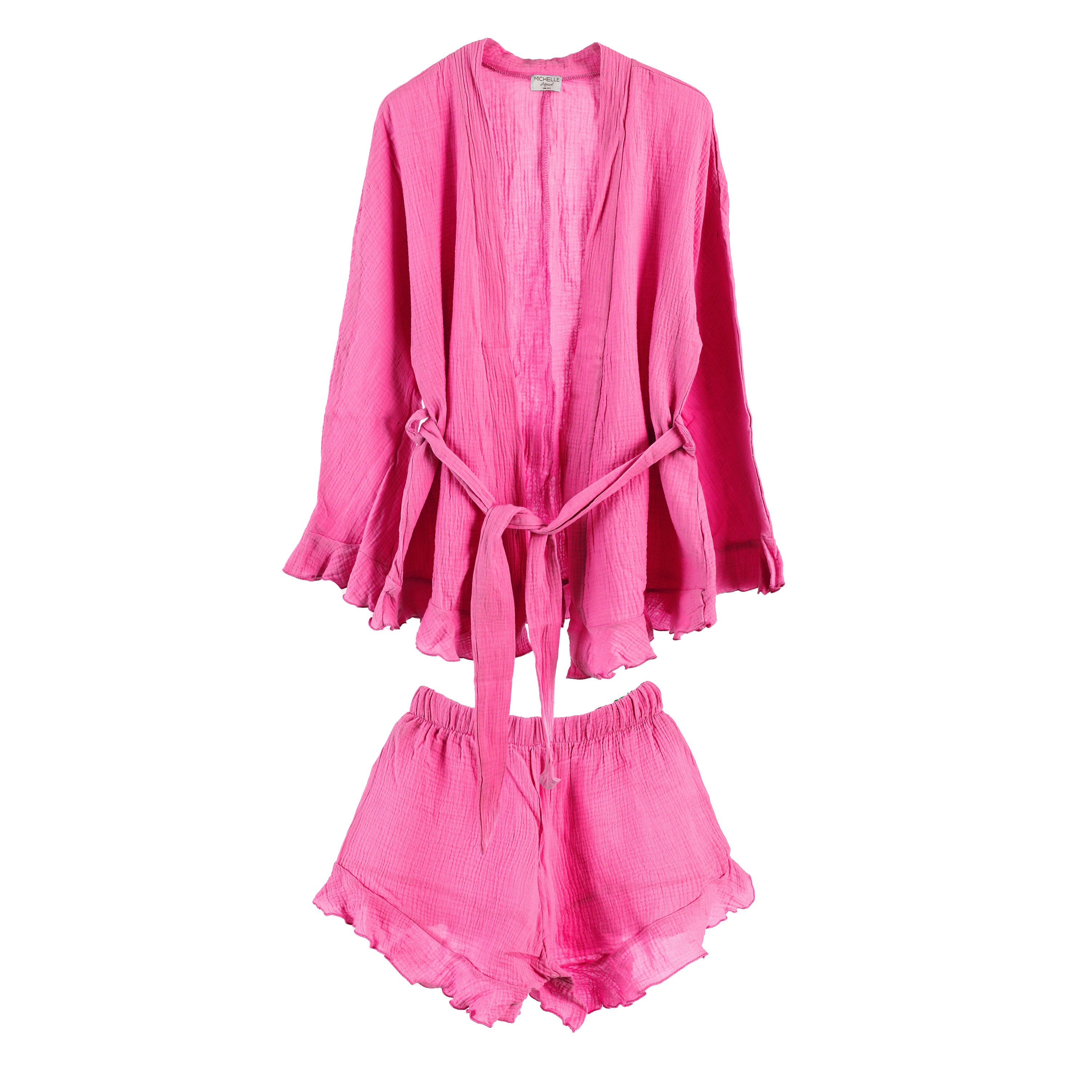 Tweedelig matchende set roze