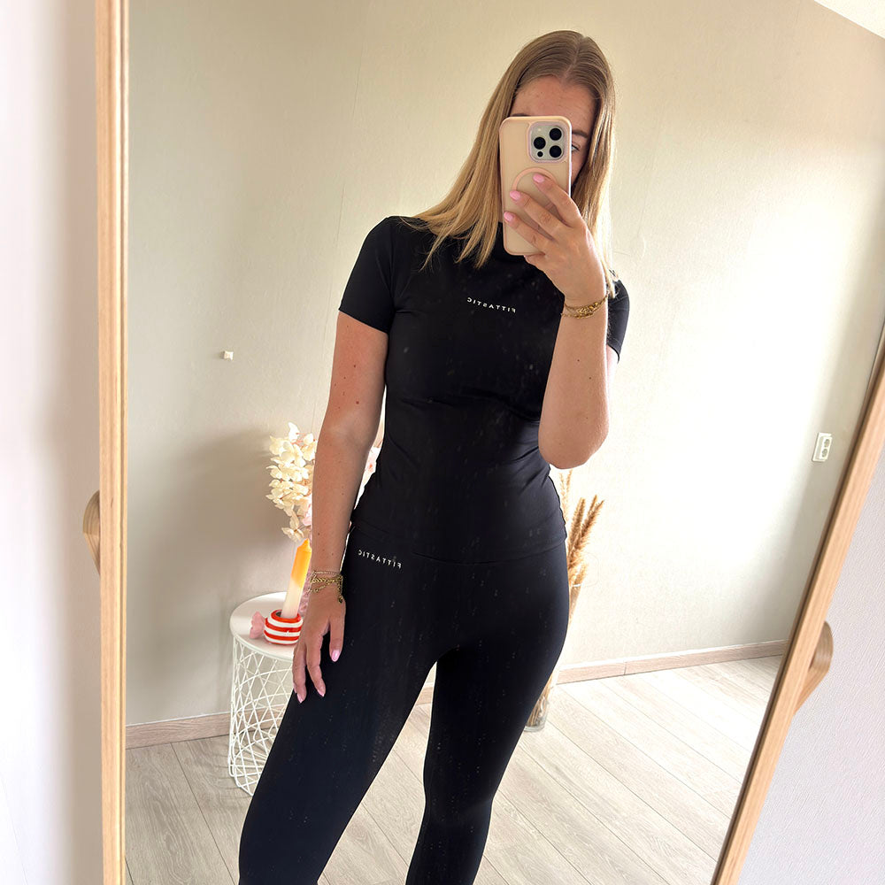 Fittastic Fitted Shirt Chic Black