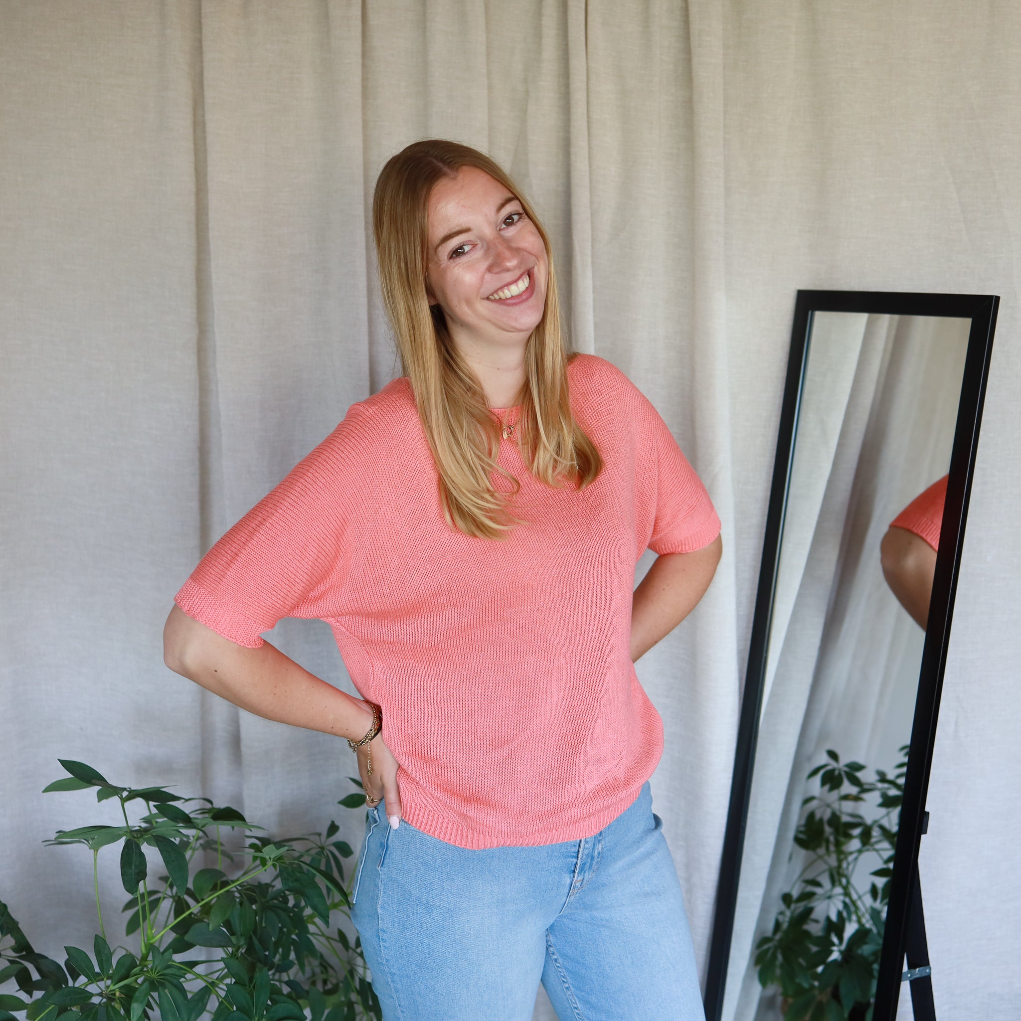 Pullover mit Schmetterlingsärmeln