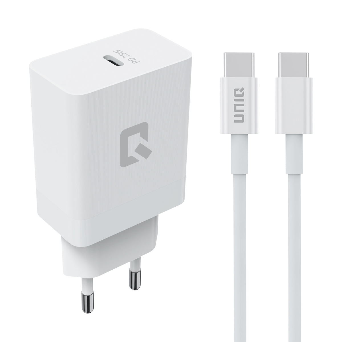 UNIQ Power Delivery Universele Oplader + 1m kabel USB-C wit
