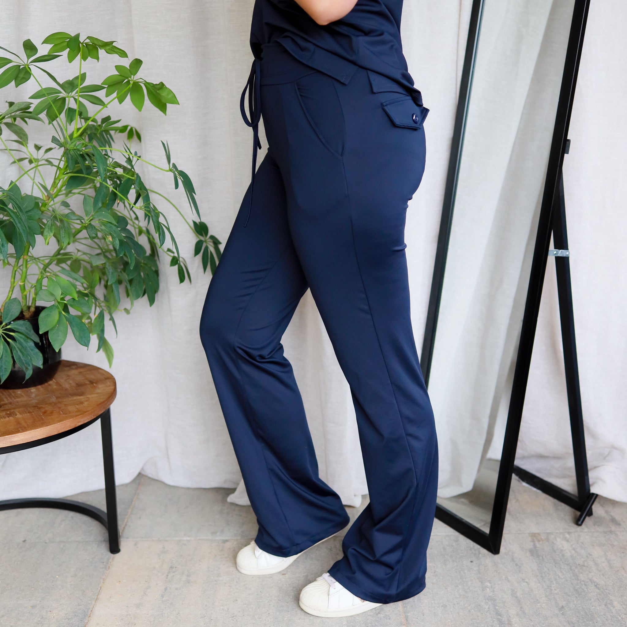 Travel Stoffhose dunkelblau