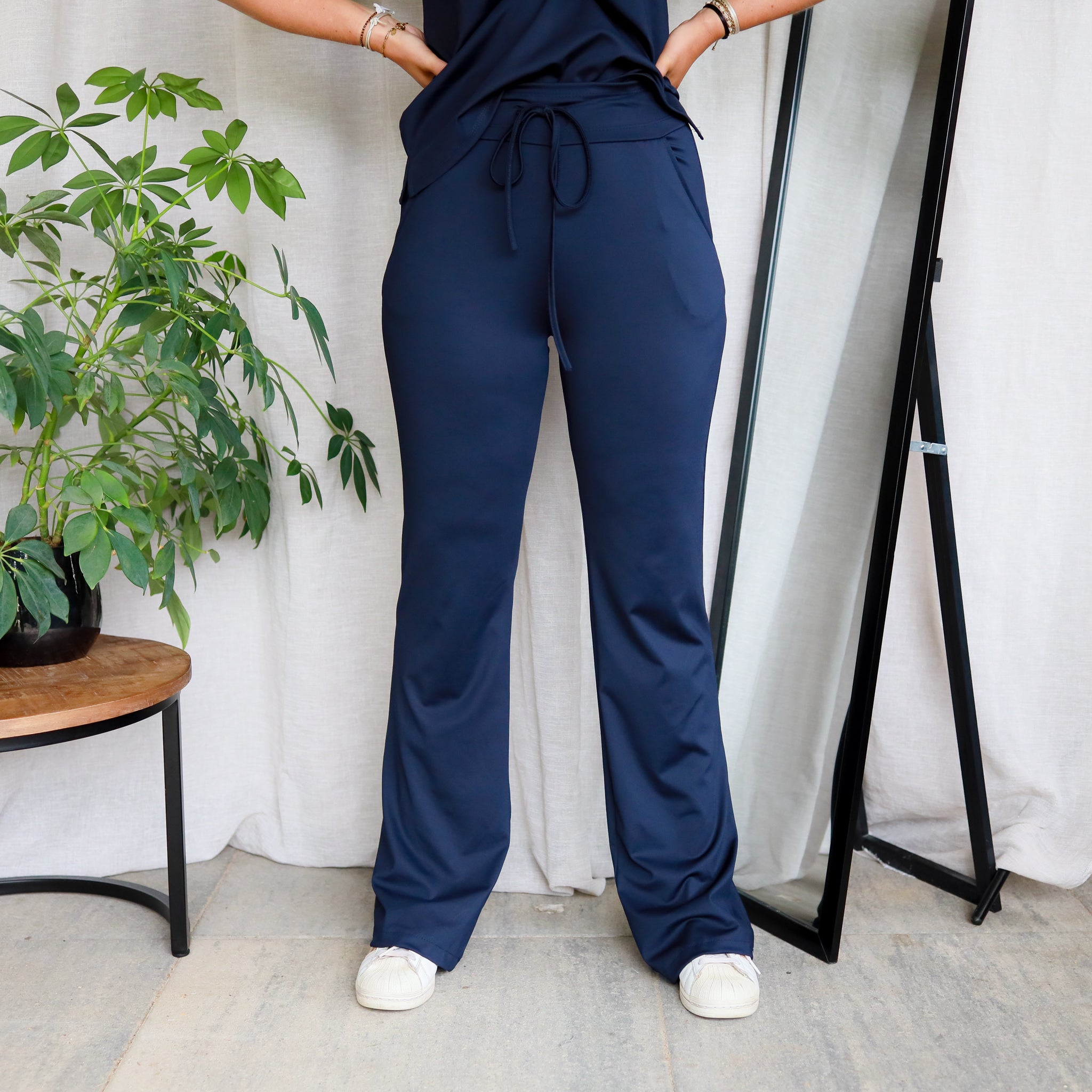 Travel Stoffhose dunkelblau