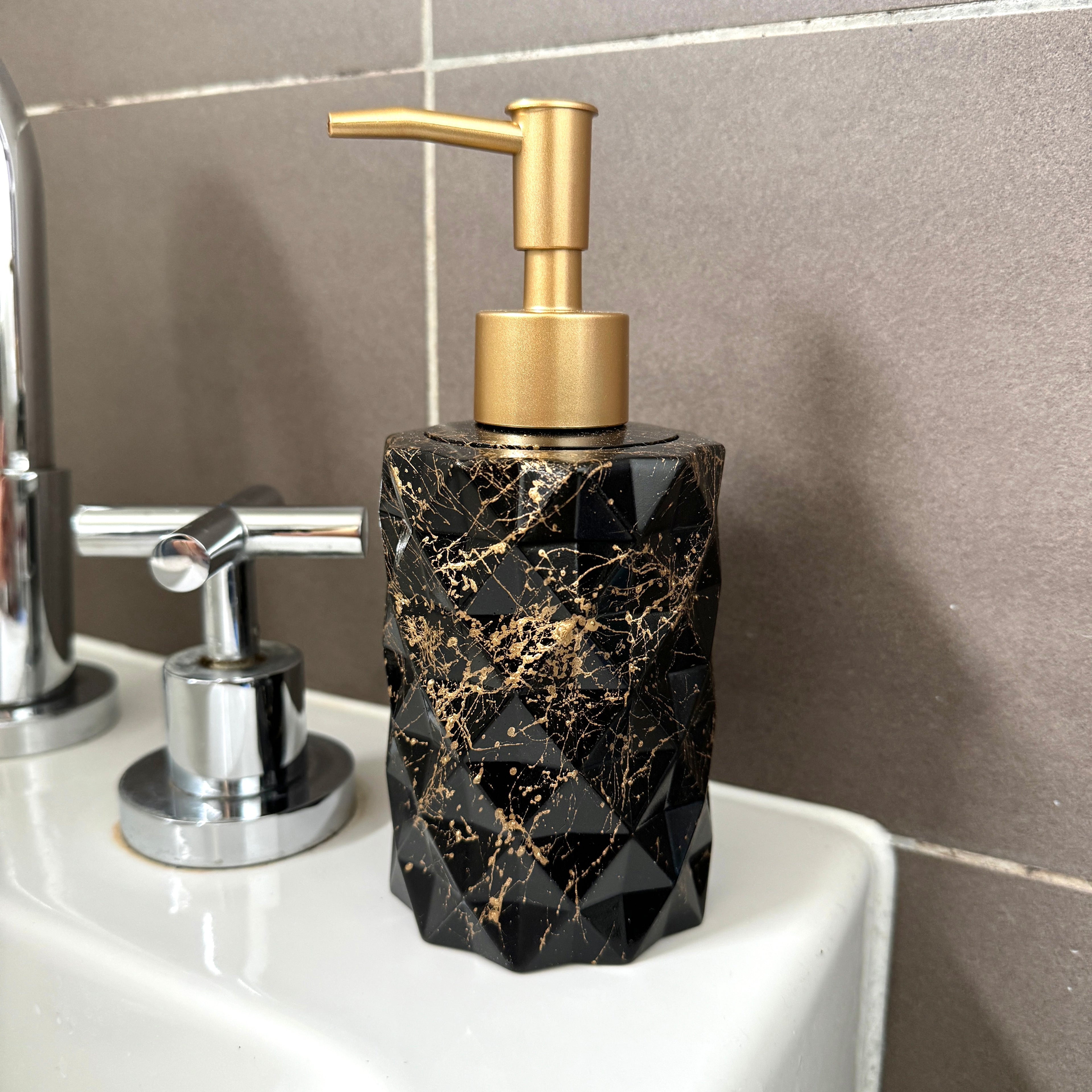 Marmer look zeepdispenser